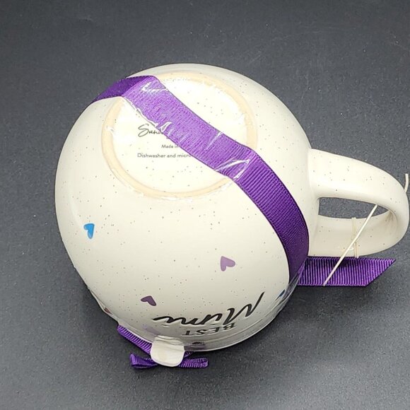 Best Mimi Ivory Ceramic Coffee Mug And Lid With Photo Ornament Gift Set 16oz - Picture 6 of 9